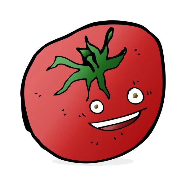 Dibujos animados tomate feliz — Archivo Imágenes Vectoriales