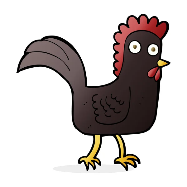 Cartoon illustration of chicken — Stock Vector