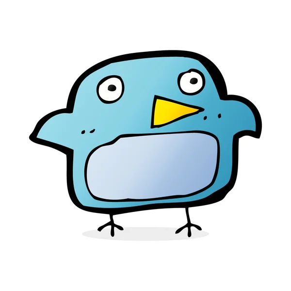 Ilustración de dibujos animados de bluebird — Vector de stock