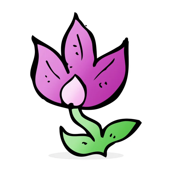 Desenho animado ilustração de flor — Vetor de Stock