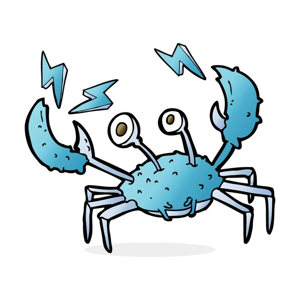 Cartoon illustration of crab — Stock Vector