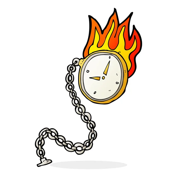 Dessin animé montre flamboyante — Image vectorielle