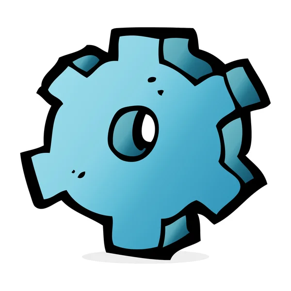 Cartoon cog symbol — Stock vektor