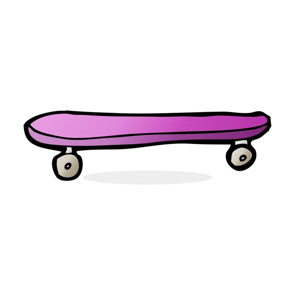 Illustrazione cartone animato di skateboard — Vettoriale Stock