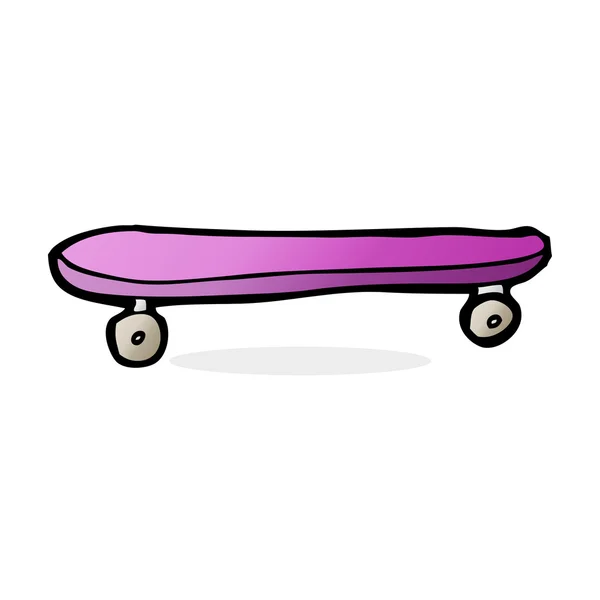 Illustration de dessin animé de skateboard — Image vectorielle