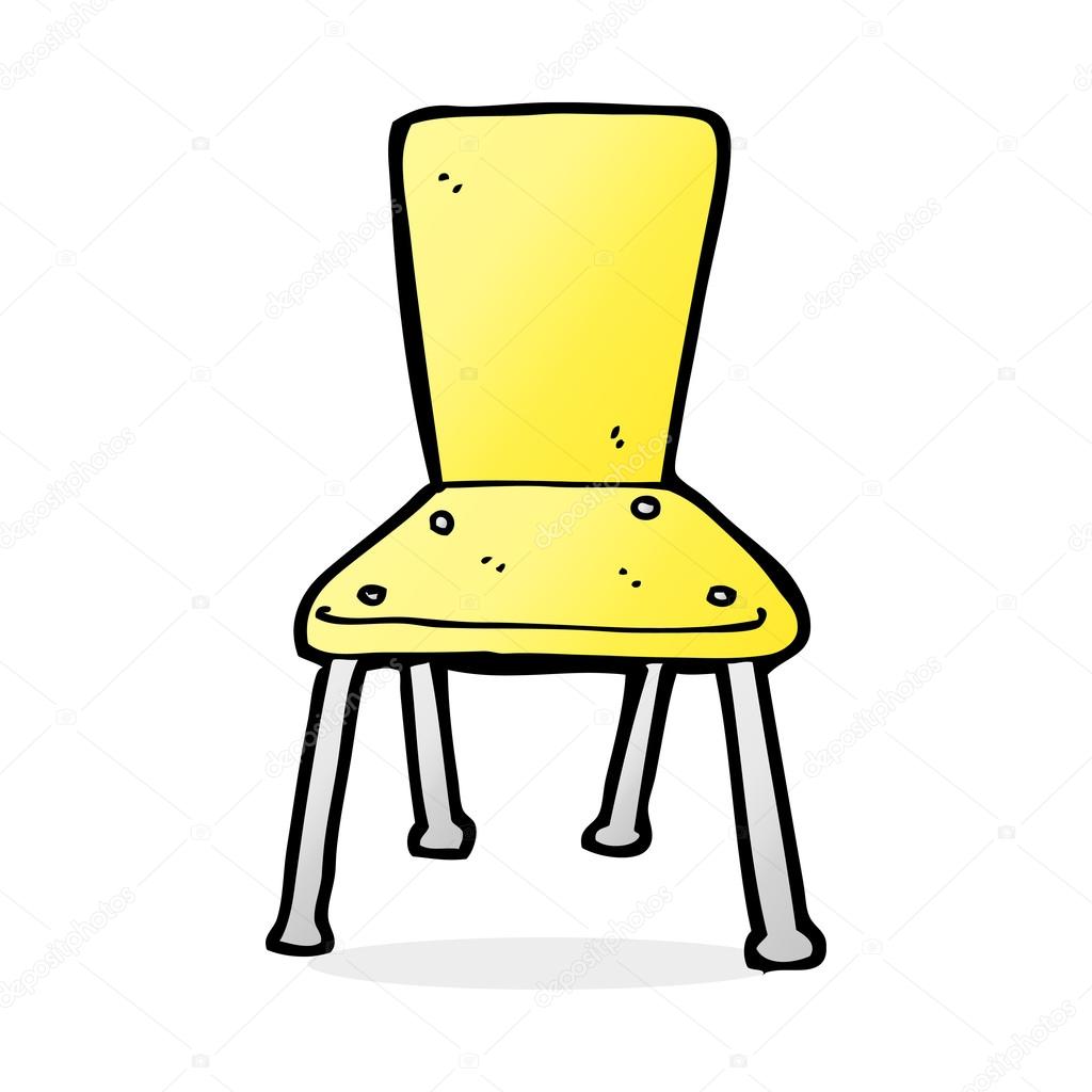 Cartoon old school chair Stock Vector Image by ©lineartestpilot #101841484