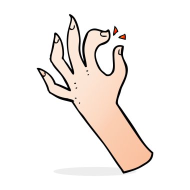 çizgi film el simgesi