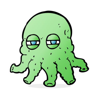 çizgi film uzaylı yüzü