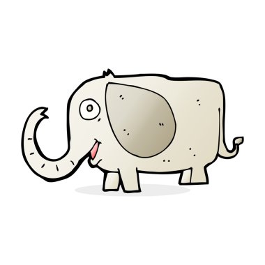 karikatür bebek fil