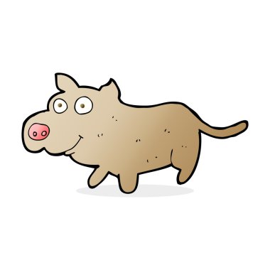 çizgi film mutlu küçük köpek