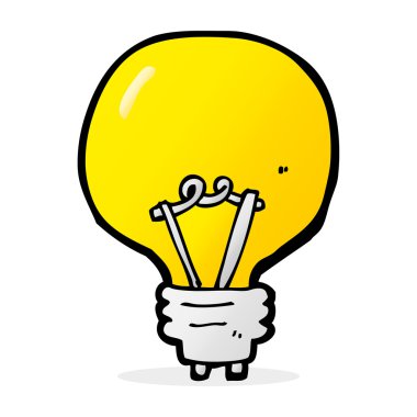 karikatür ampul