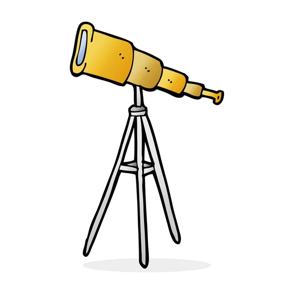 Мультяшна ілюстрація телескопа — стоковий вектор