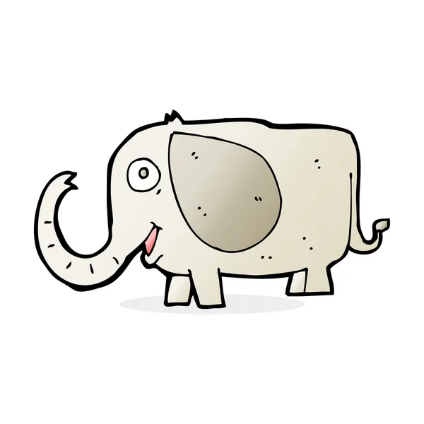 Elefante bebé de dibujos animados — Vector de stock