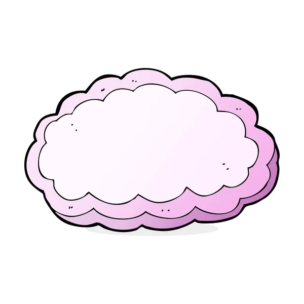 Nuage décoratif dessin animé — Image vectorielle