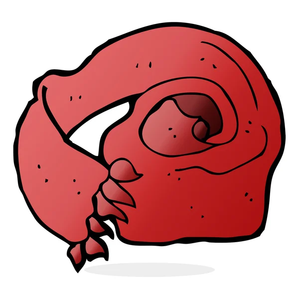 Illustration de dessin animé de l'écharpe — Image vectorielle