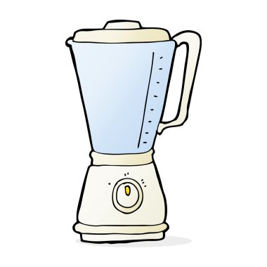 karikatür mutfak blender