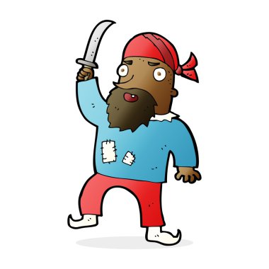 korsan karikatür çizimi