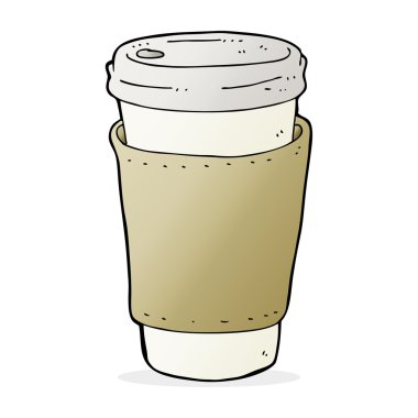 taza de café de la historieta