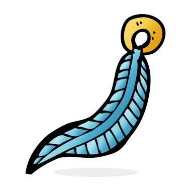 çizgi film tüy Anahtarlık