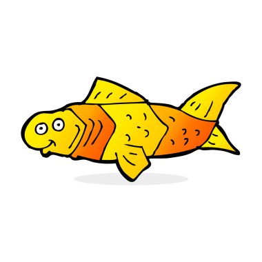 karikatür komik balık