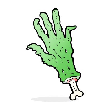 çizgi film zombi el