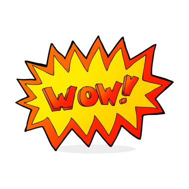 karikatür wow patlama