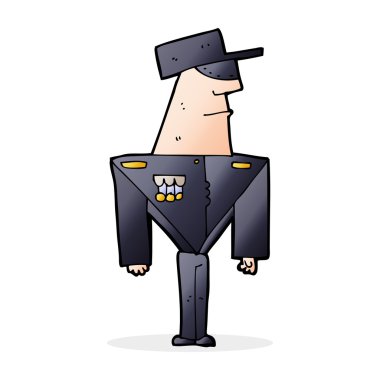 Muhafız karikatür çizimi