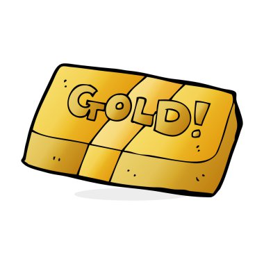 çizgi film altın külçesi