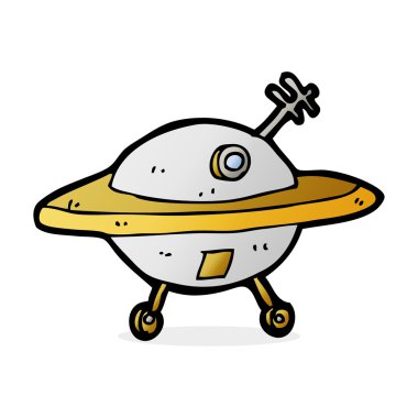 karikatür uçan daire