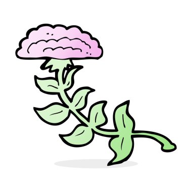 karikatür çizim çiçek