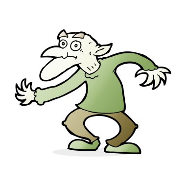 Cin karikatür çizimi