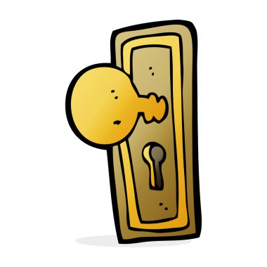 çizgi film kapı kolu