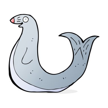 karikatür mutlu mühür