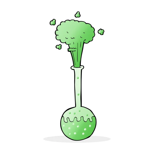 Experimento de ciencia de dibujos animados — Vector de stock