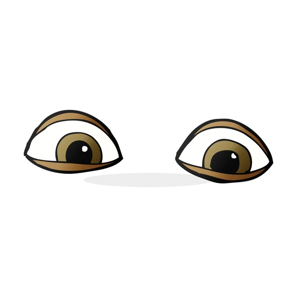 Ilustración de dibujos animados de los ojos — Archivo Imágenes Vectoriales