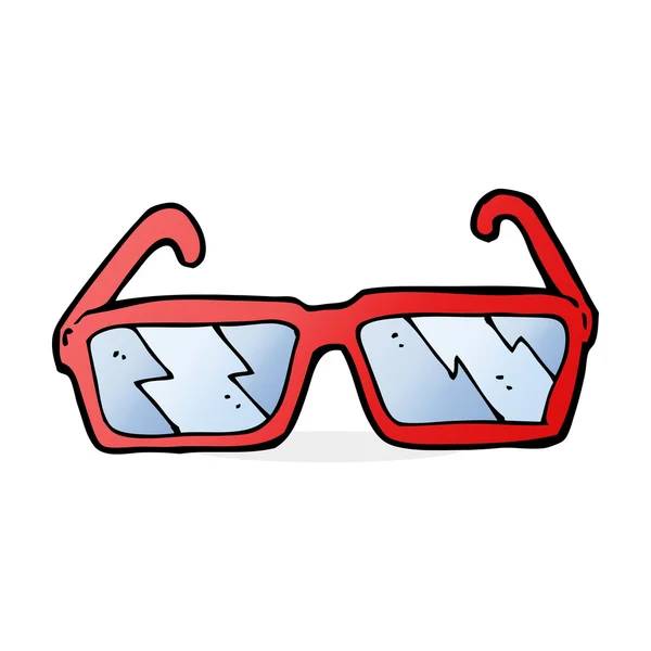 Ilustración de dibujos animados de gafas — Vector de stock