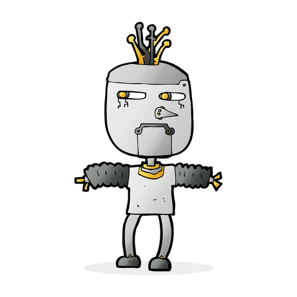 Cartoon afbeelding van robot — Stockvector