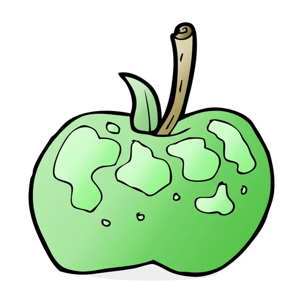 Desenho animado ilustração de maçã —  Vetores de Stock