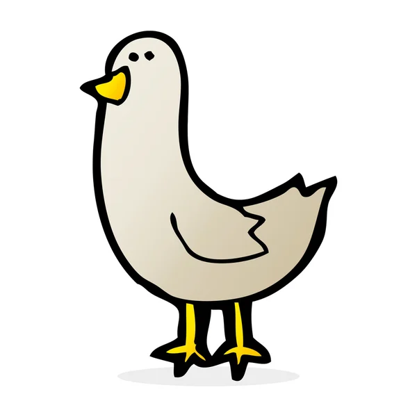 Illustration de dessin animé de l'oiseau — Image vectorielle