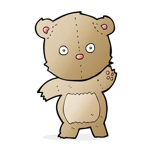 Osito de peluche de dibujos animados — Vector de stock