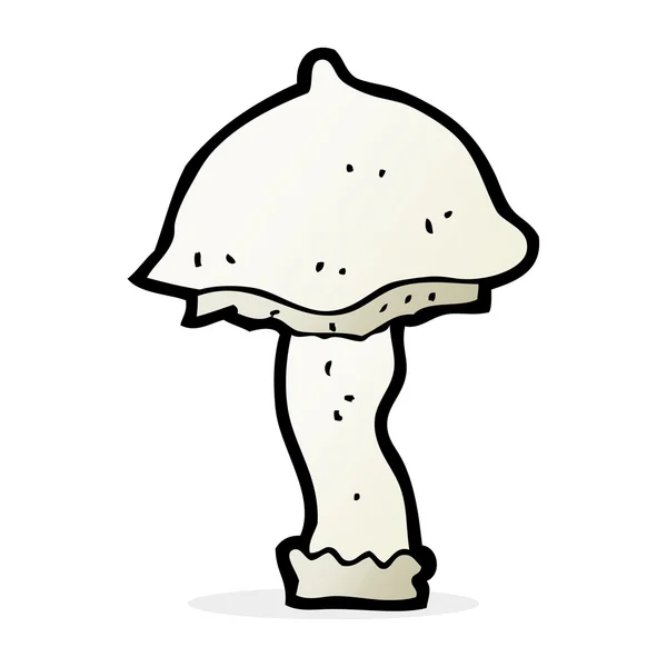 Cartoon illustration of  mushroom — Stock Vector