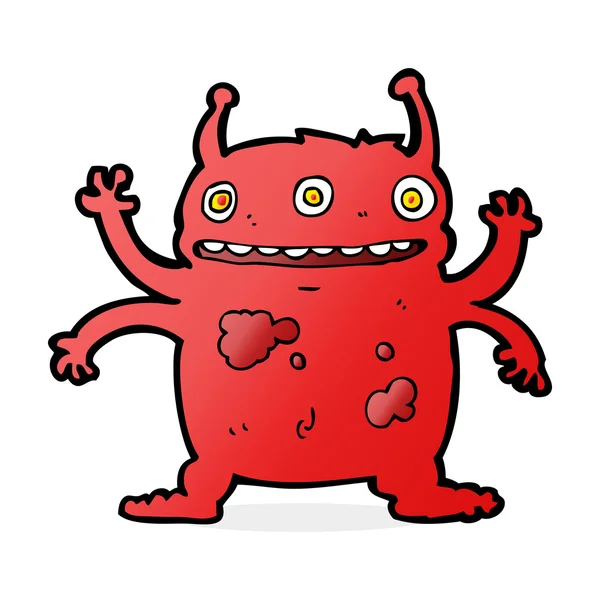 Cartoon buitenaardse monster — Stockvector