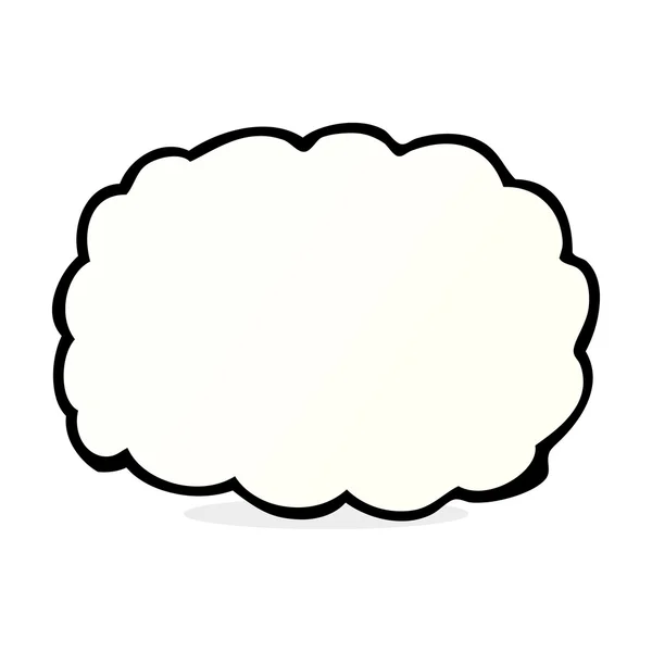 Çizgi film bulut simgesinin resmi — Stok Vektör