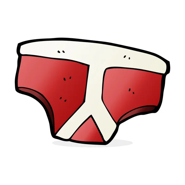 Zeichentrickdarstellung von Unterhosen — Stockvektor