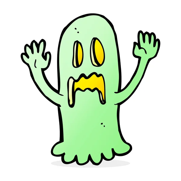 Cartoon spooky ghost — Stockvector