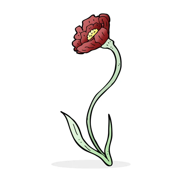 Cartoon afbeelding van bloem — Stockvector