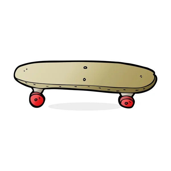 Illustrazione cartone animato di skateboard — Vettoriale Stock