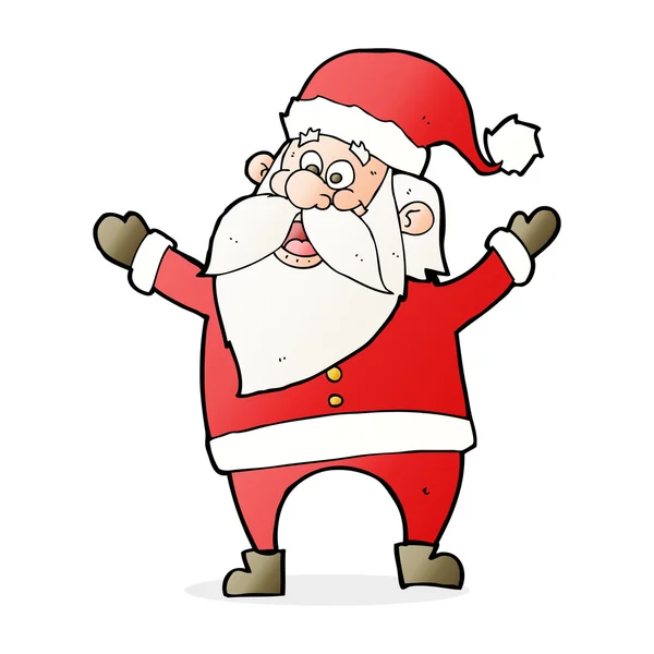 Cartoon santa claus — Stock Vector