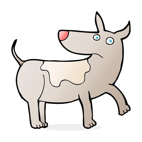Vicces rajzfilm kutya — Stock Vector