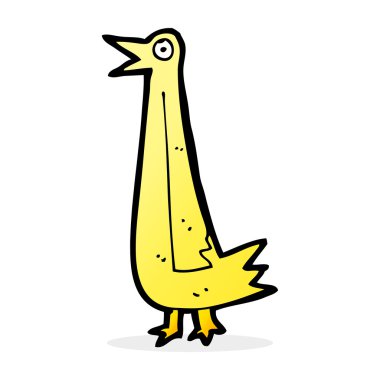 komik karikatür kuş